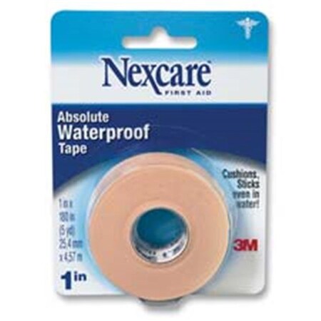 3M Commercial 3M MMM731 First Aid Waterproof Tape w-Dispenser- 1in.x180in.- Flexible MMM731